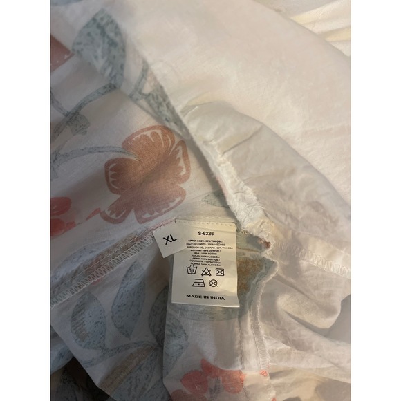 Myra Bag Bohera apparel dress size XL white tiered eyelet embroidery - Picture 8 of 8